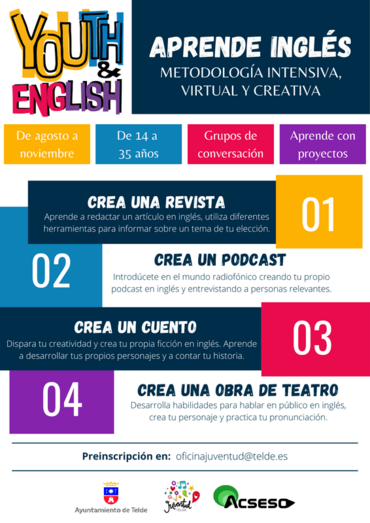 Cartel del curso de Inglés/TA.